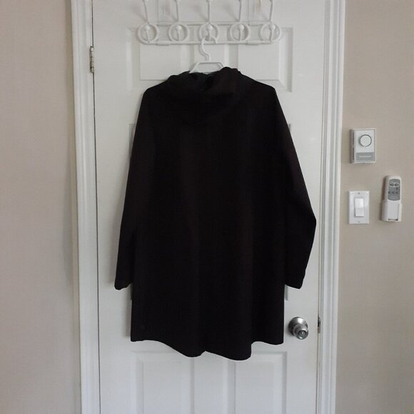 Reitmans Hyba Women's Size XXL Dark Purple Long Zipper Lightweight Jacket - Picture 3 of 15